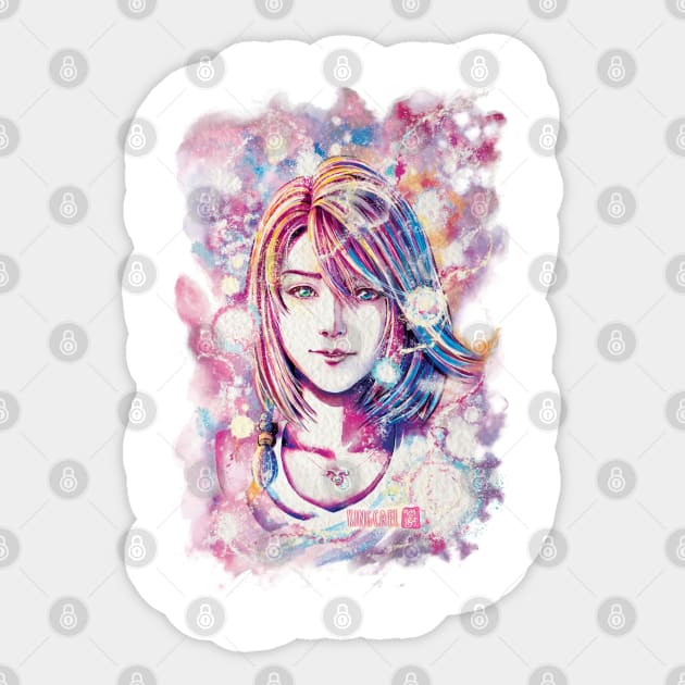 Yuna Sticker by kingcael